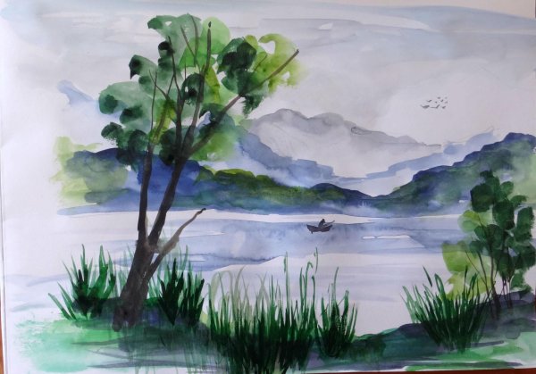 пейзажи рисунки