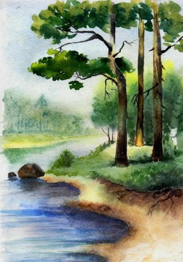 рисование природы