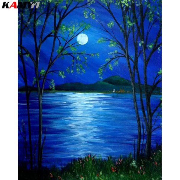 ночь гуашью