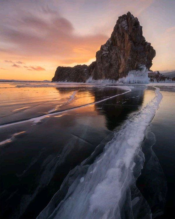 мыс хобой на ольхоне зимой