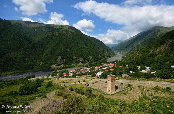 деревня ушгули грузия