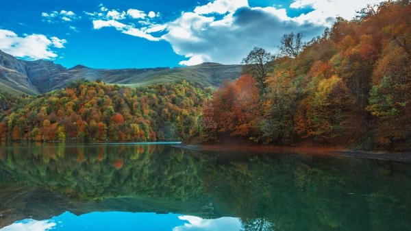 голубые озёра кабардинобалкария осенью