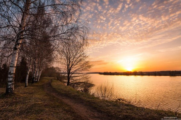 весенний закат