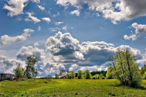 пейзаж с облаками
