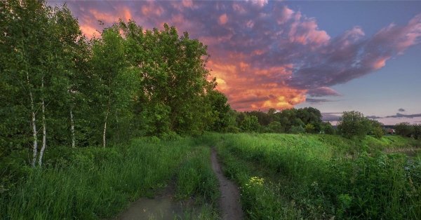 вечерние пейзажи
