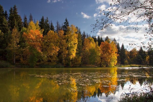 осеннее озеро