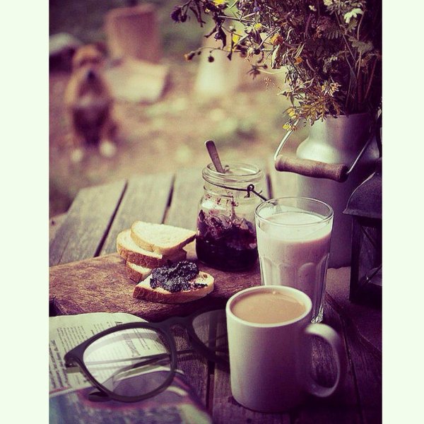 утро с чаем