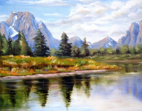 горные пейзажи картины