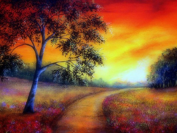 яркие пейзажи