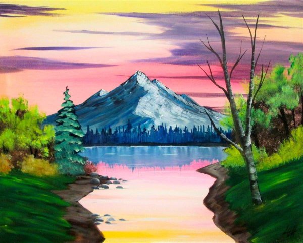 красивые пейзажи рисунки