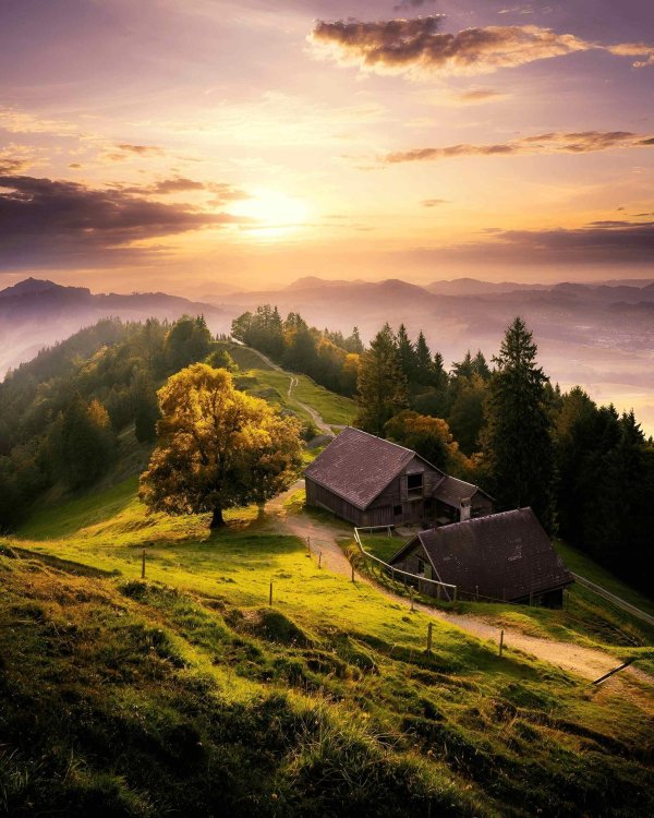 швейцария холмы