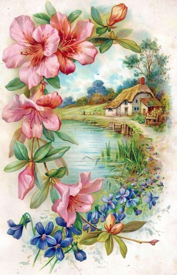 открытки винтажные