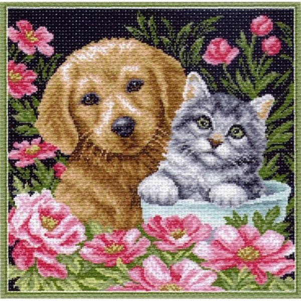 набор для вышивания щенок