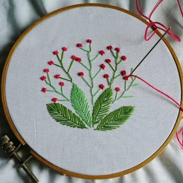 вышивание гладью для начинающих