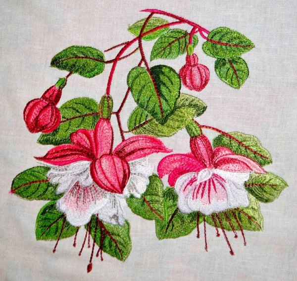 вышивание гладью