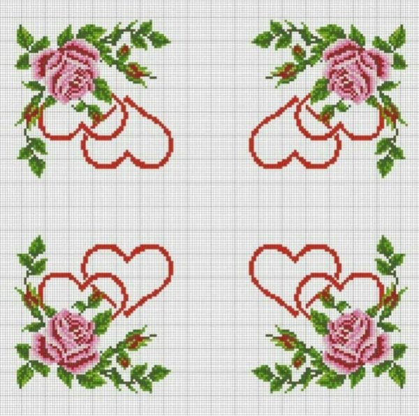 узоры для вышивки крестиком