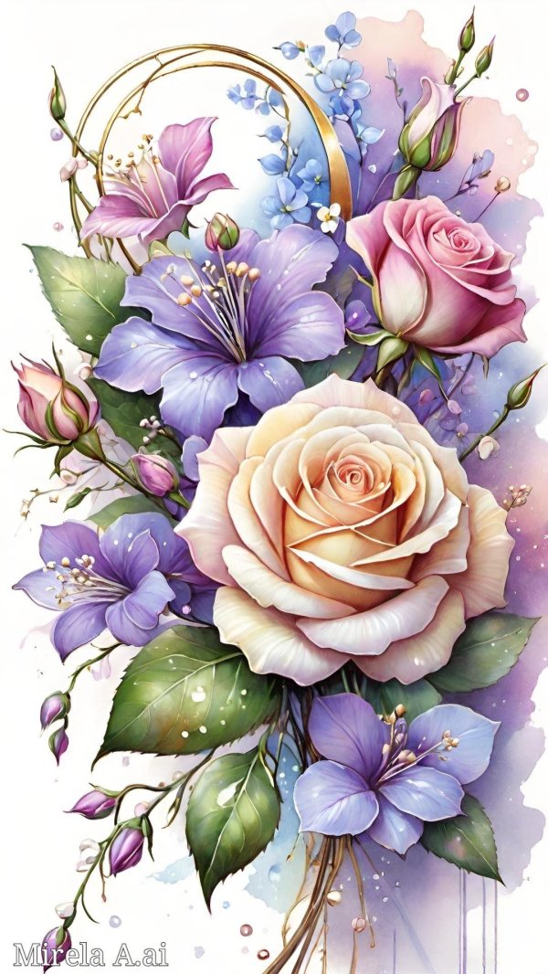 цветочные картины