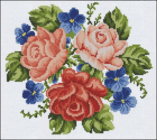 цветок вышивка