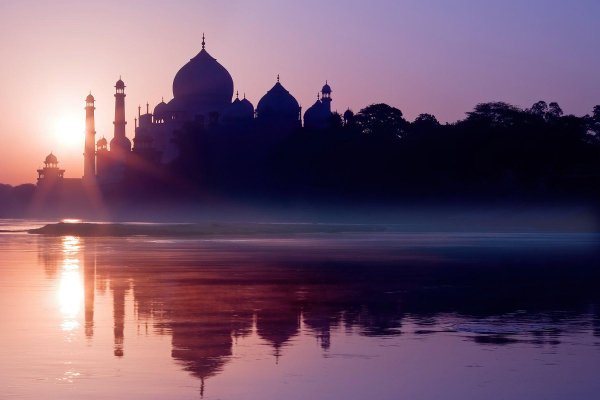 восточный фон тажмахал