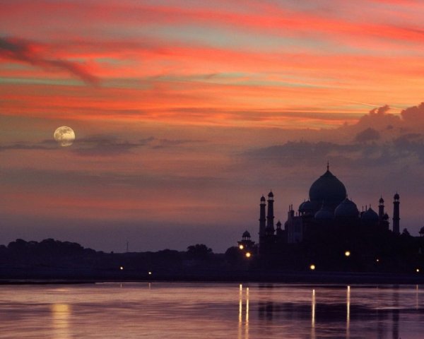 таджмахал индия ночью