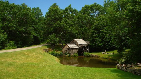 водяные мельницы