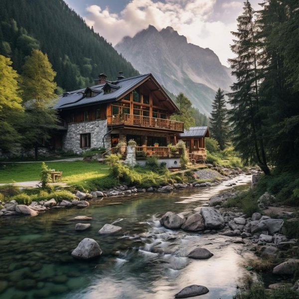 дом альпийское шале