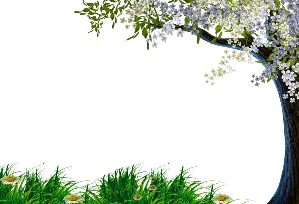 рамка весенняя