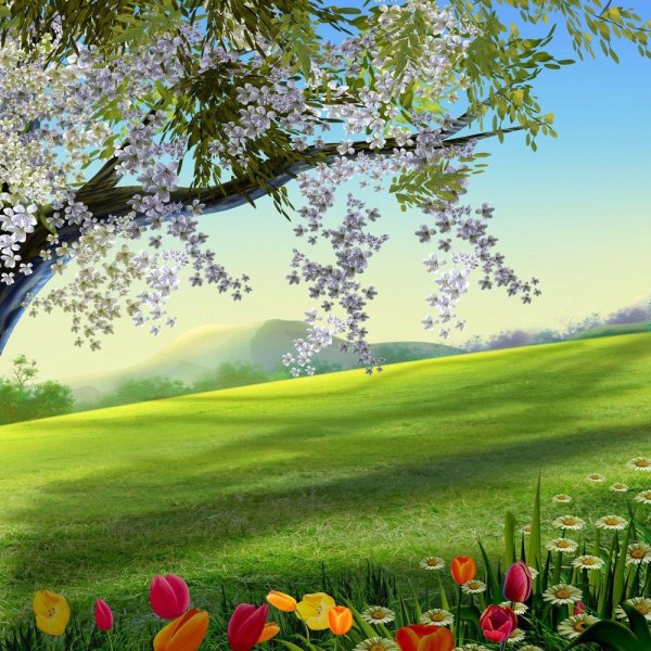 весенние пейзажи