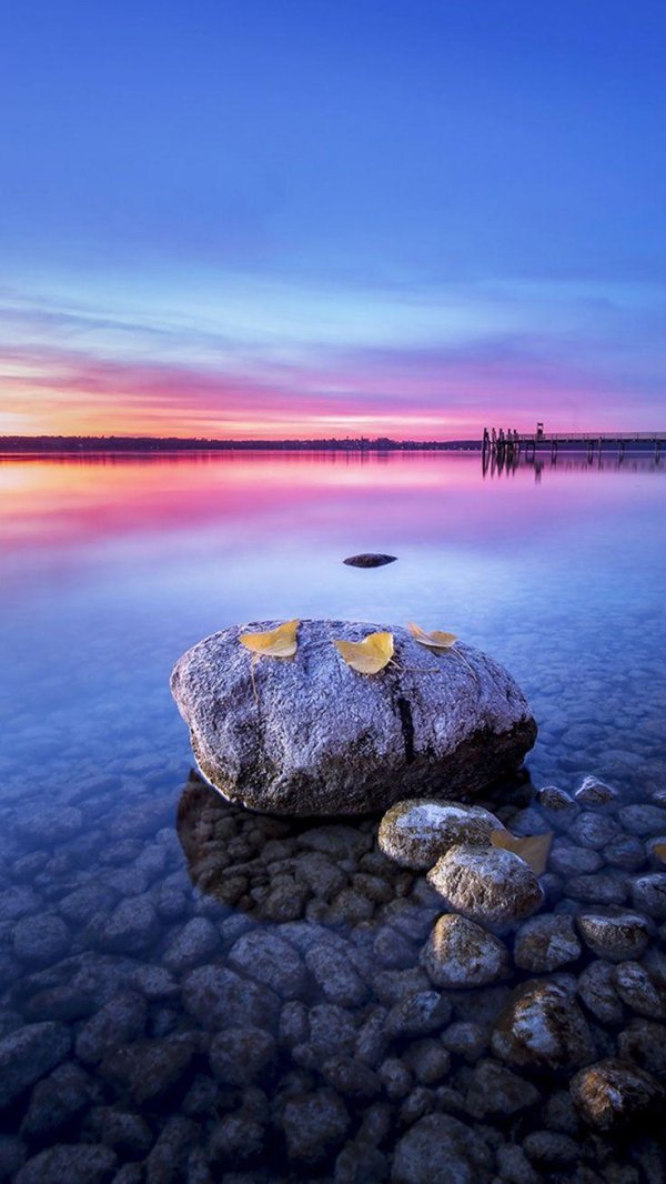 камни на закате