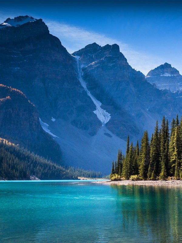 озеро морейн канада