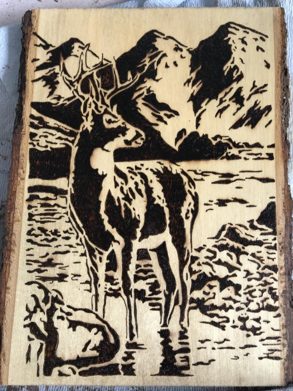 чернолаковая резьба на фанере