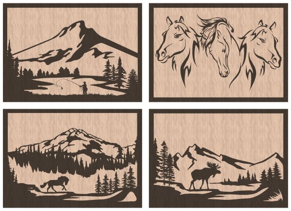 набор доски для выжигания