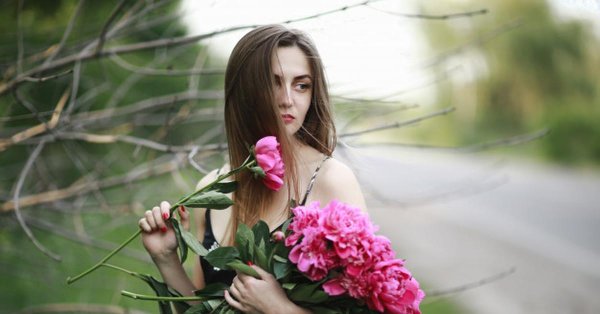 фотосессия с пионами