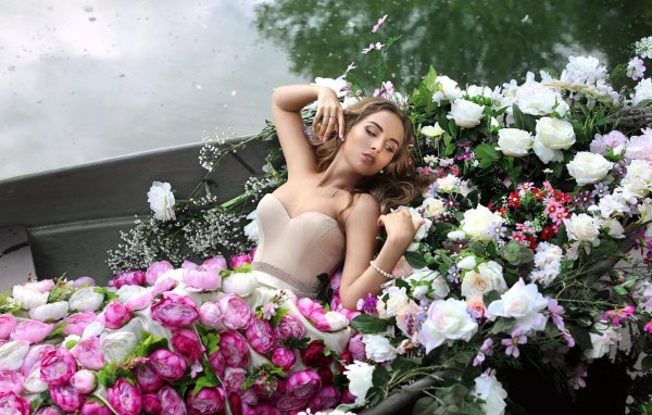 фотосессия в цветах