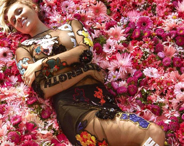 miley cyrus flowers