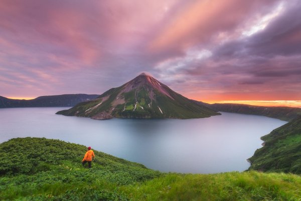 вулкан креницына курильские острова