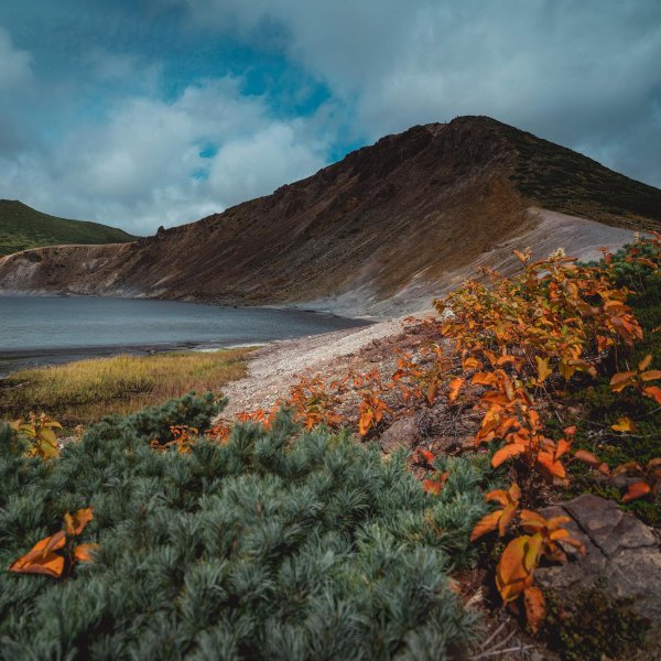 кальдера вулкана головнина кунашир
