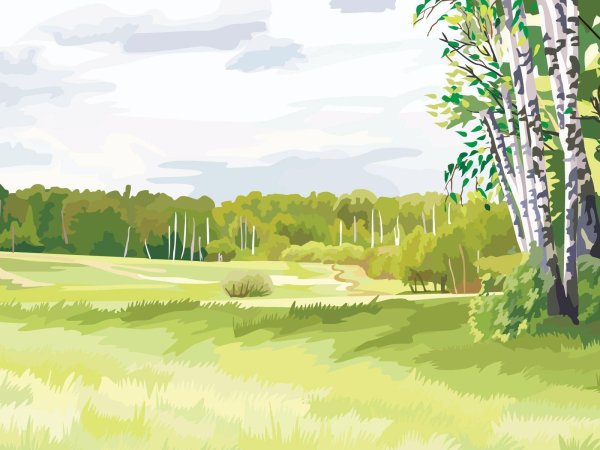 рисунок о природе