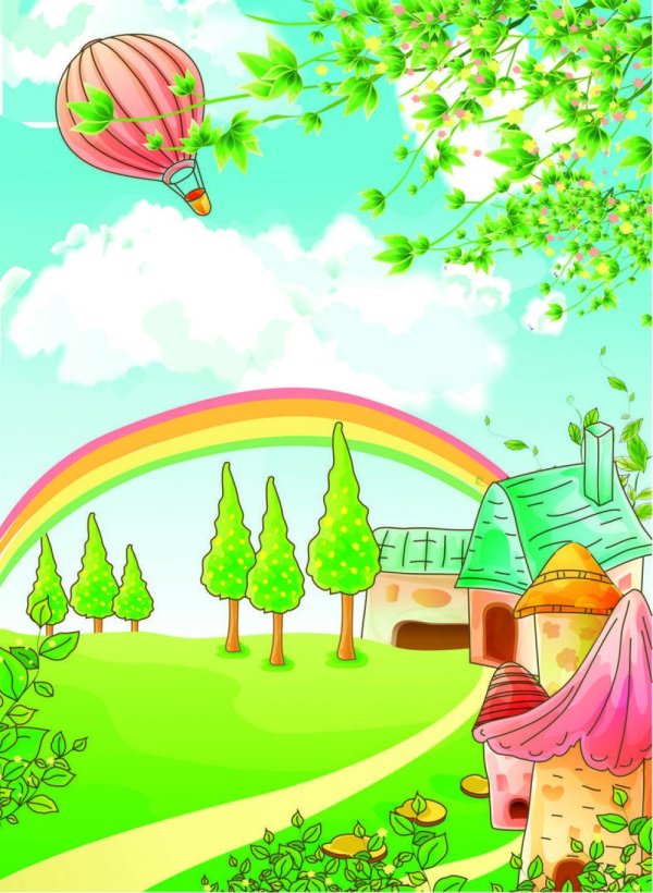 фотообои радуга в детскую