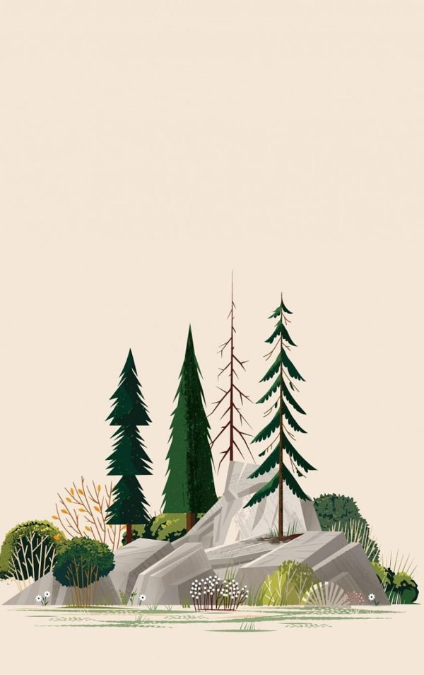 иллюстрации минимализм