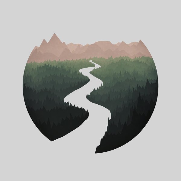 минималистичные пейзажи