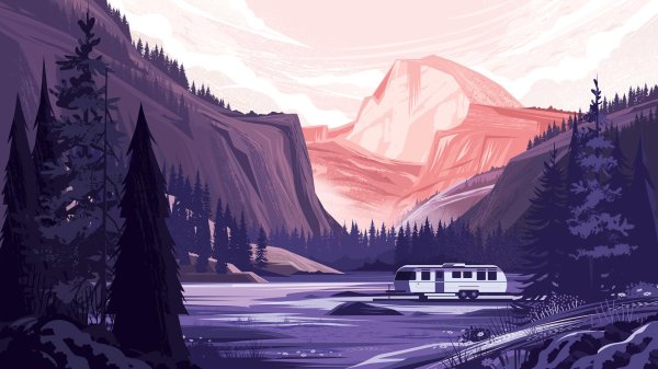 векторные пейзажи