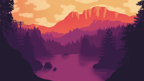 фон firewatch 4k