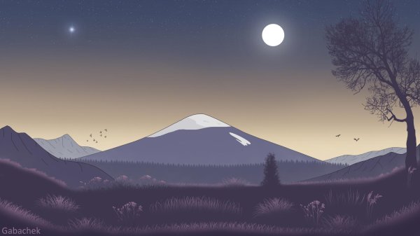 минималистические пейзажи