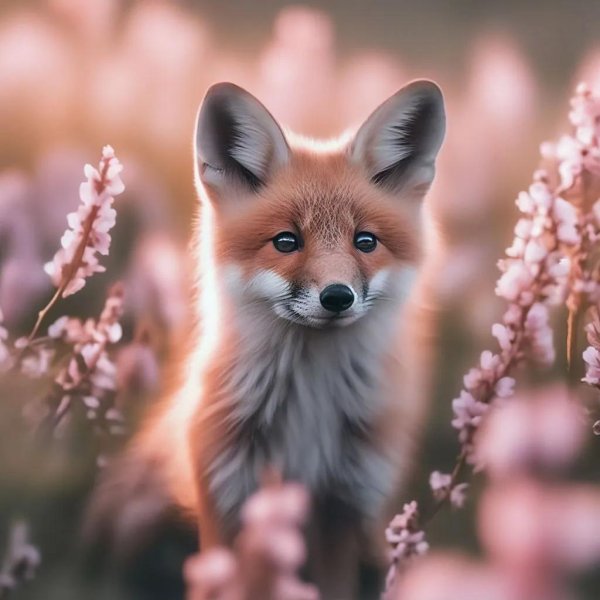 милые лисята