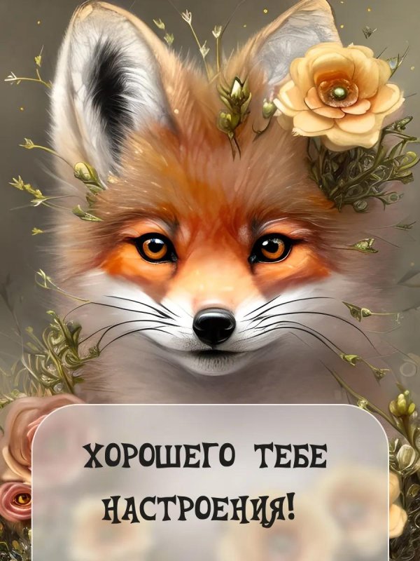 лисенок животные