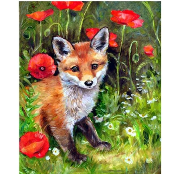 картина с лисой