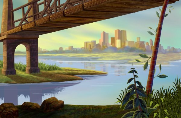 пейзажи из мультфильмов