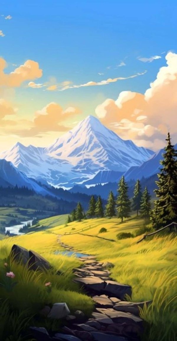 пейзажи с горами