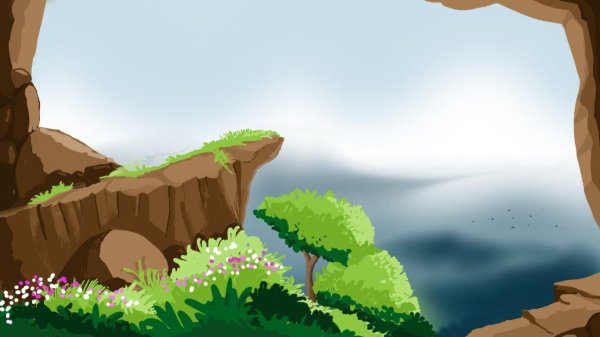 скалы мультяшные